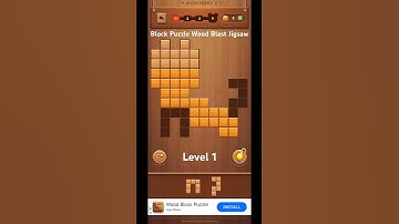 Block Puzzle Wood Blast Jigsaw Level 1