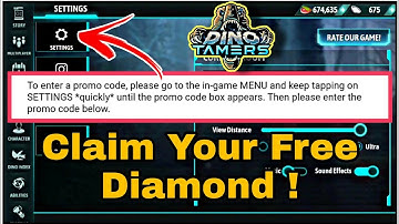 Get Your Free Diamonds! | DINO TAMERS || 4017