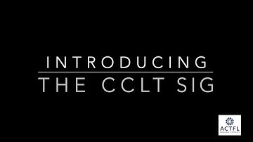 ACTFL Comprehension-Based Communicative Language Teaching SIG 2020 Showcase