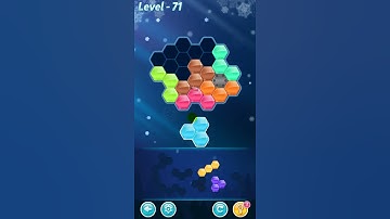 BLOCK! Hexa Puzzle! Skilled Level 71 (Rotate) - Lösung Solution Walkthrough