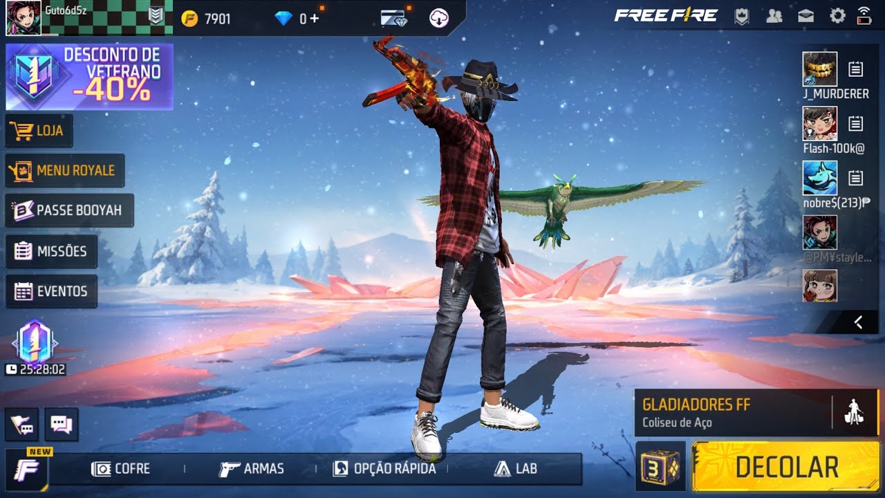 Meu primeiro vídeo de Free fire YouTube