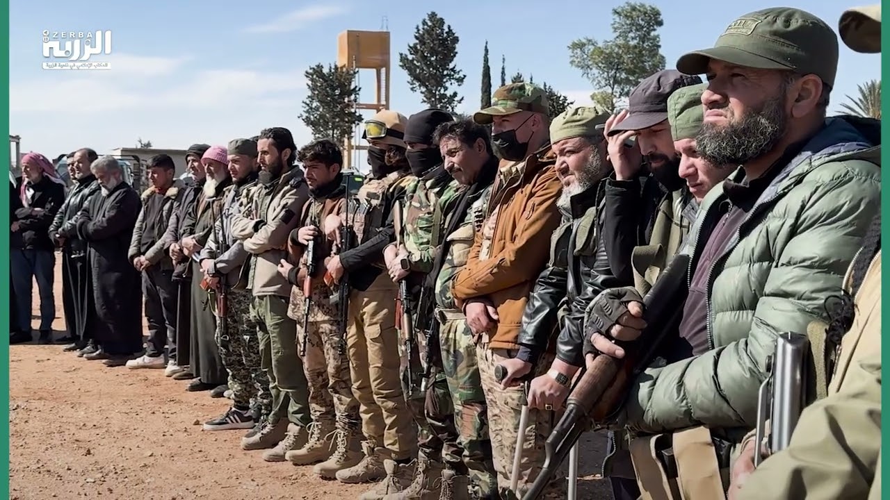 بيان ثوار قرية كوسنيا وأبناء من قرى ريف حلب الجنوبي .تصوير: خالد الدويك - ياسين الخليل