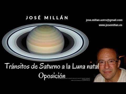 Saturno en tránsito en oposición a la Luna natal.