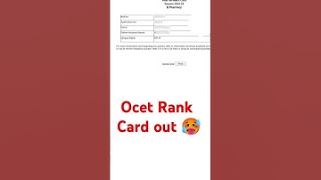 #hstes ocet rank card out #shorts