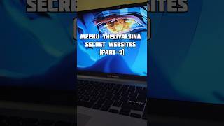 Meeku theliyalsina secret websites (part-9) #shorts #householditems #design #website