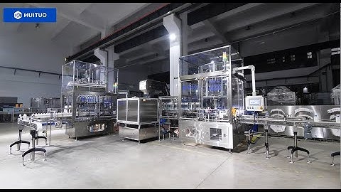 Automatic linear servo piston filling machine and rotary pump capping machine with vibrator