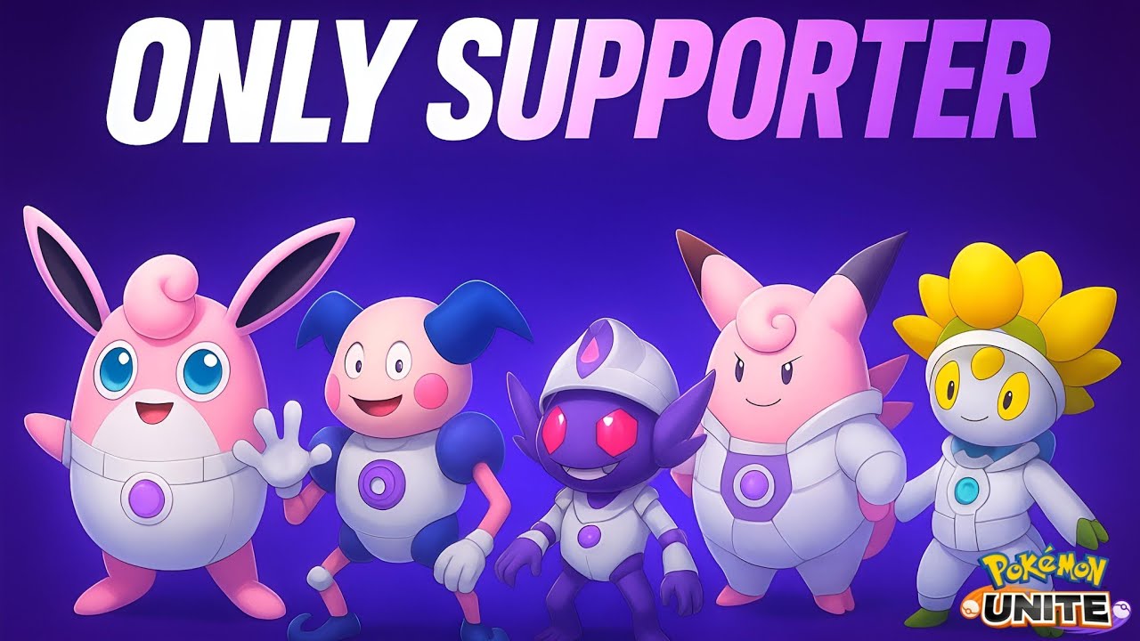 SABLEYE PERFORMING SUPPORTER ONLY CHALLENGE IN TOP MASTER RANK 😁 | POKEMON UNITE