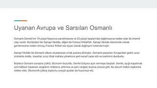 Uyanan Avrupa Ve Sarsılan Osmanlı Lgs 2021
