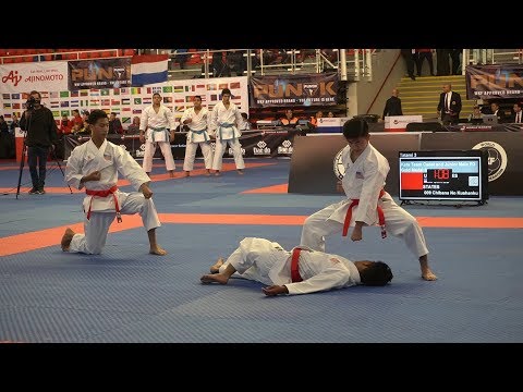 young-karatekas-showing-their-abilities-at-the-world-cadet,-junior-&-u21-championships