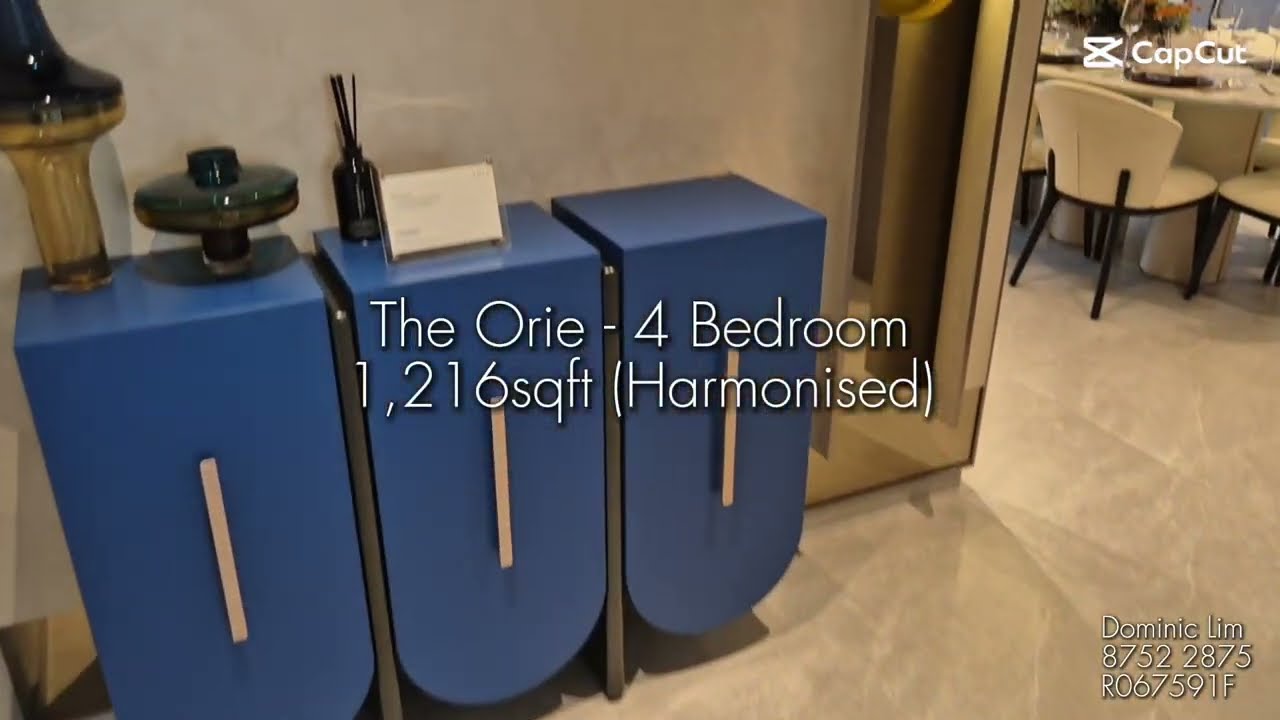 The Orie at Toa Payoh 4 Bedroom (1,216sqft, Harmonised) Showflat Tour New Launch January 2025