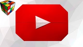 Как сделать КНОПКУ ЮТУБ из бумаги. Кнопка YouTube оригами своими руками Как сделать КНОПКУ ЮТУБ из бумаги. Кнопка YouTube оригами своими руками