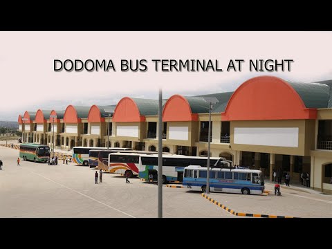 Dodoma Bus Terminal At Night 