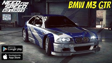 BMW M3 GTR MOST WANTED Max Part Out + MODIFICATION | NFS: No Limits (Android/iOS)