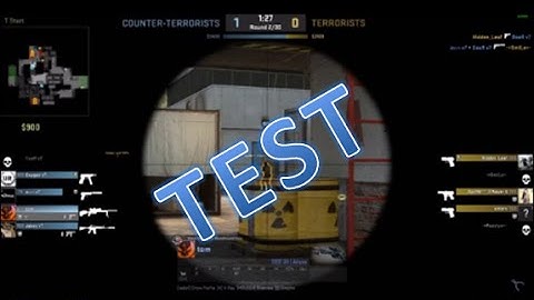 Test Video CS:GO SSG 08 Game Play Cache [Blender]