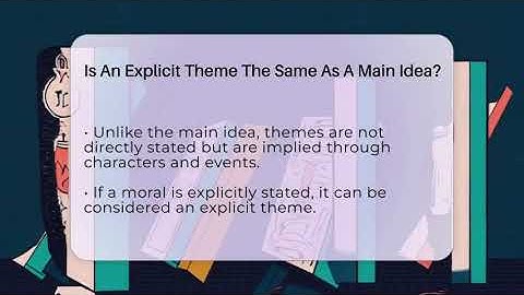 Is An Explicit Theme The Same As A Main Idea? - The Prose Path