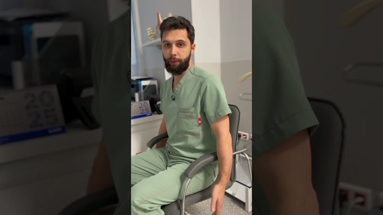 Боль в шее во время работы за компьютером. Одно полезное упражнение #боль #доктор