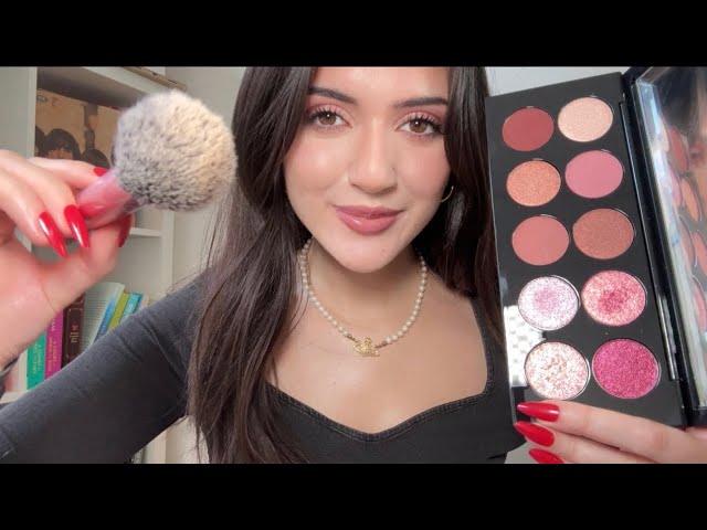 ASMR Doing Your Makeup & My Makeup with New Luxury Makeup Products 🩷✨
