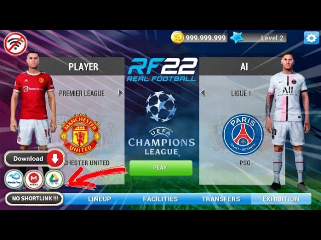 Real Football 2023 Apk + OBB + Data Android Download Free (RF23