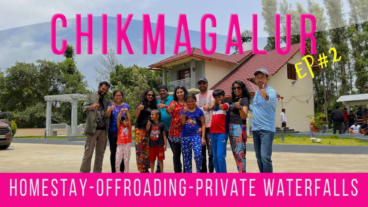 CHIKMAGALUR Thrilok Vihar HOMESTAY with Private WATERFALLS | OFFROADING - EP#2