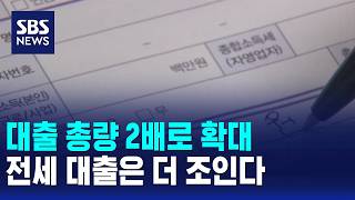 Household Loan Limits Doubled Jeonse Loans Tightened SBS Morning Wide Part 1