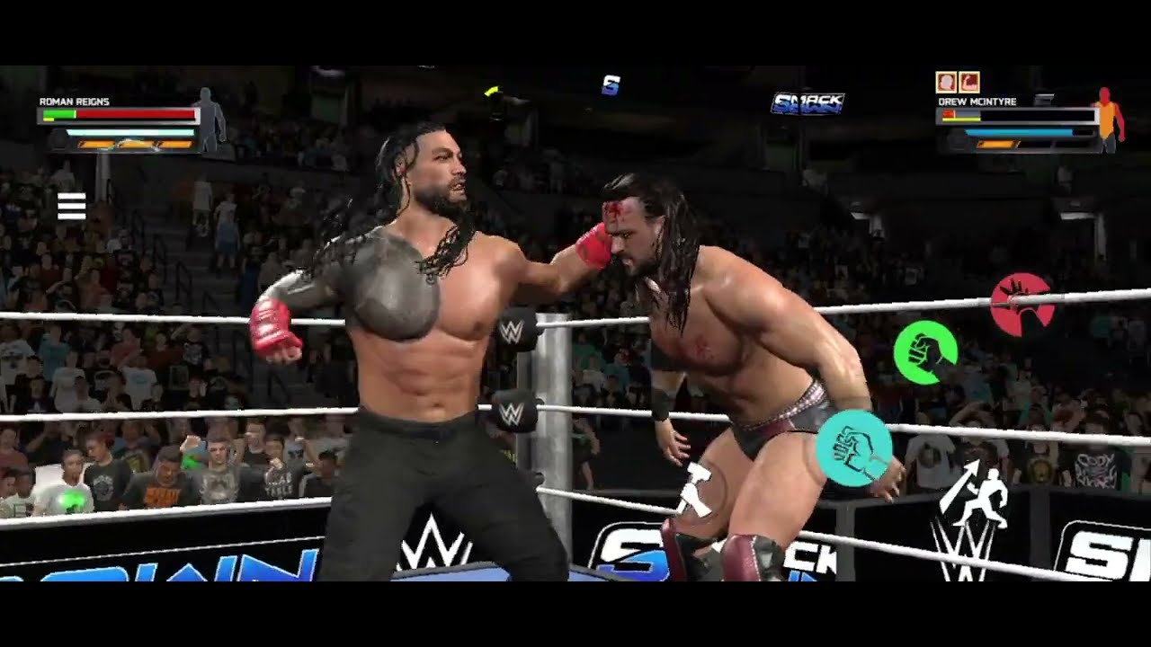 Roman Reigns vs Drew mecntyar wwe championship match 