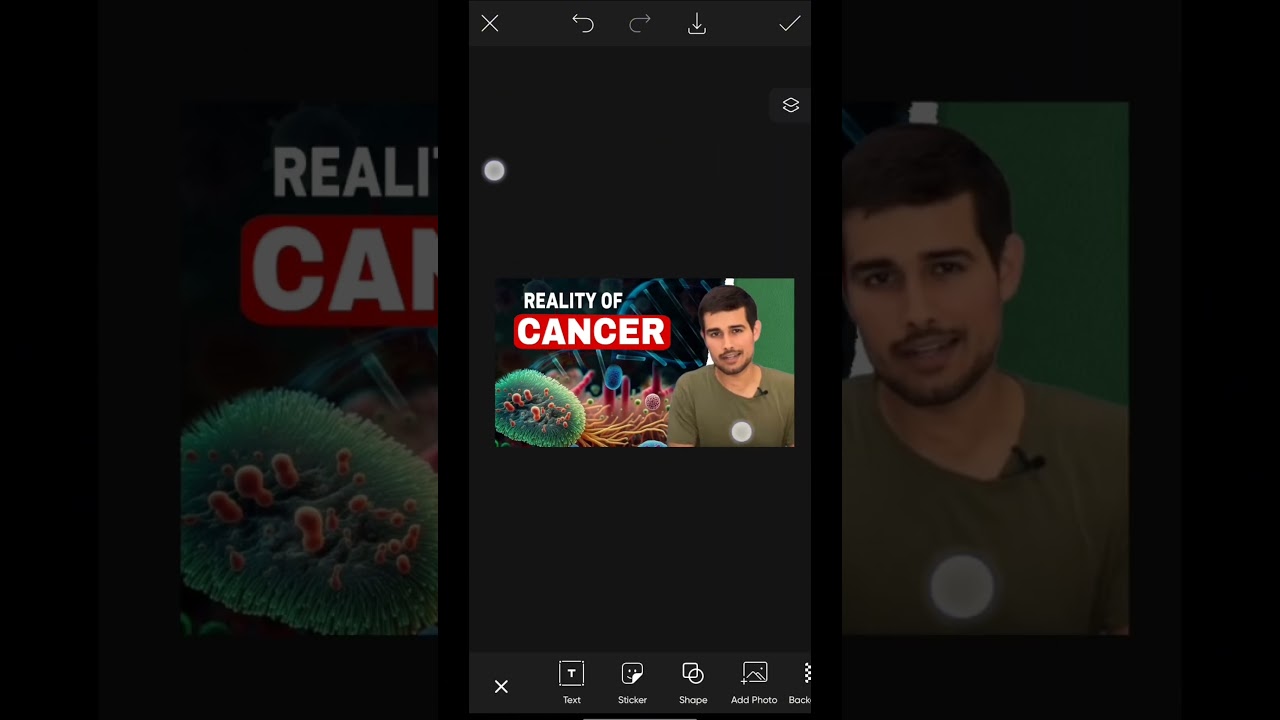 Reality of Cancer - Thumbnail Design Tutorial 🧬 | Learn Step-by-Step 