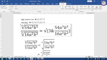 02. របៀបសរសេរគណិតវិទ្យា :  How to type Math in MS Word Part 2 | Khmer Computer Knowledge