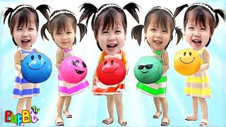 Five Little Monkeys Jumping On The Bed Song ❣️Nursery Rhyme Chidren Song, Kids Songs - BupBit Family
