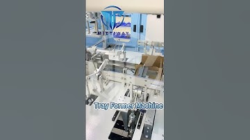 Tray Former Box Folding Machine #machine #packagingmachine