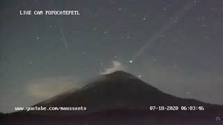 July 18, 2020, ~ Unknown Object ~ UFO ~ Popocatepetl Volcano, Mexico ~ Real-Time