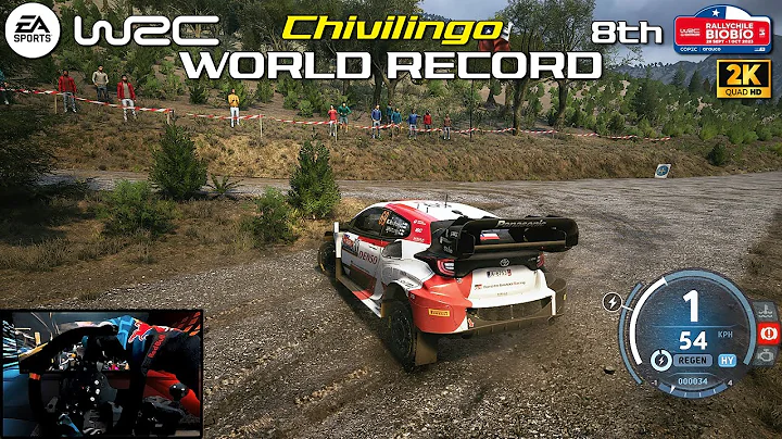 WORLD RECORD 8th - EA SPORTS WRC | Chivilingo Chile - Toyota GR Yaris | PXN V10 Gameplay