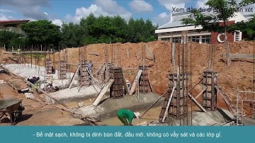 Biện Pháp Thi Công Móng Băng Quy Trình thi công móng 2018
