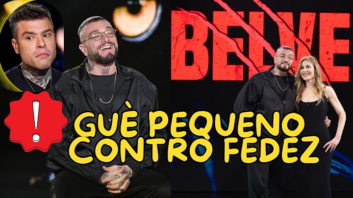 Guè Pequeno Senza Freni A Belve: "Io Non Mi Svendo Come Fedez, Me La Sudo"