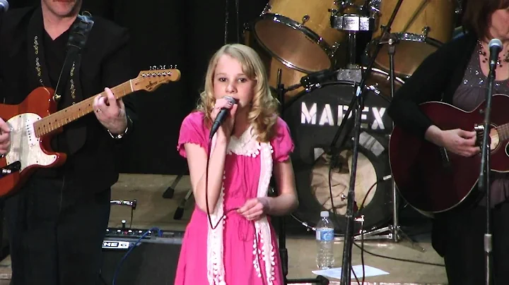 12 year old Paige Rombough Singing Daddy's Hands b...