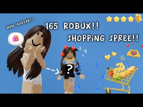 165 robux shopping spree 🛍 ️ // TYSM MUM // amazing outfit?? // song ...
