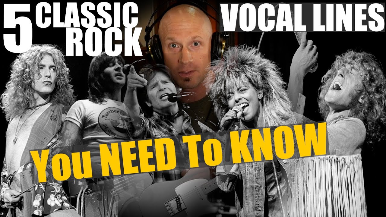 5 Classic Rock Vocal Lines You NEED to KNOW! YouTube