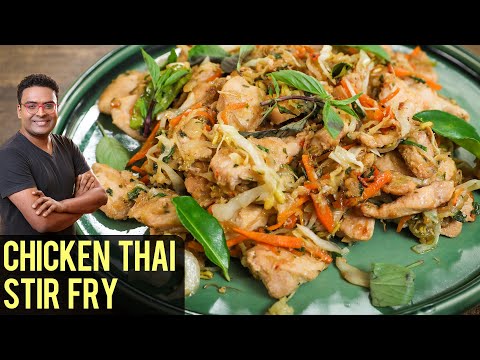 Chicken Thai Stir Fry | How To Make Thai Chicken | Chicken Recipe By Varun Inamdar
