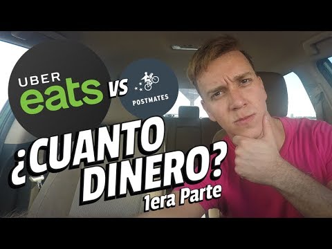 How much money can you earn with UBER EATS? vs POSTMATES - 1st Part oscar alejandro instagram