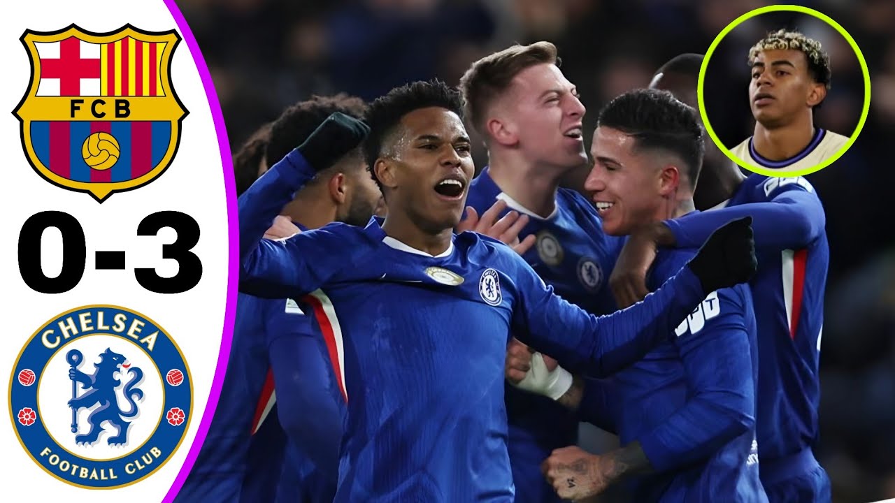 Barcelona vs Chelsea | 0 - 3 | All goals & highlights | UEFA champions league | 2025 HD 