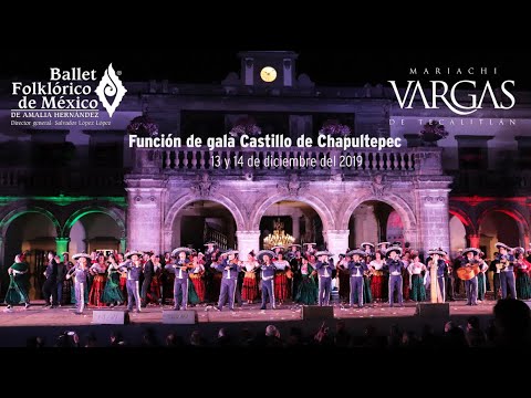 Función de gala con el Mariachi Vargas en el Castillo de Chapultepec