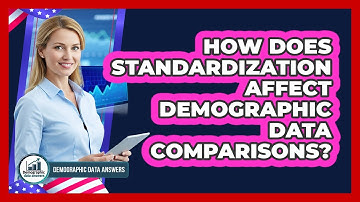 How Does Standardization Affect Demographic Data Comparisons?