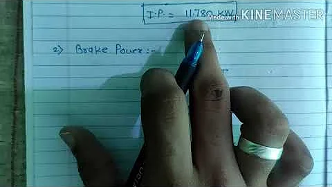 Numerical on IC Engine Performance parameters