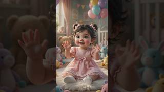 🤣 Baby Girl's Funny Conversation Will Make You Laugh! #ai #music #remix #baby #funny #shorts #viral