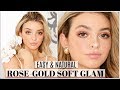 Rose-Gold Valentine's Day Soft Glam Tutorial!