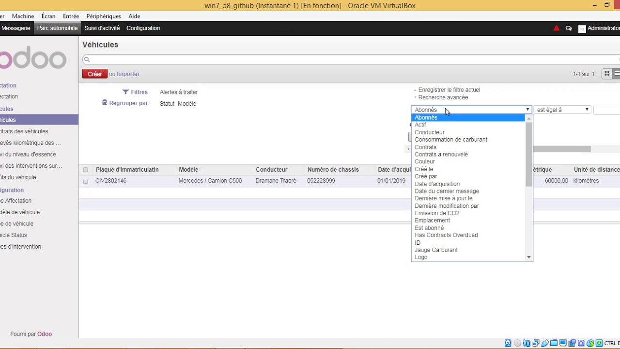Gestion de Parc Auto   1 Presentation Generale