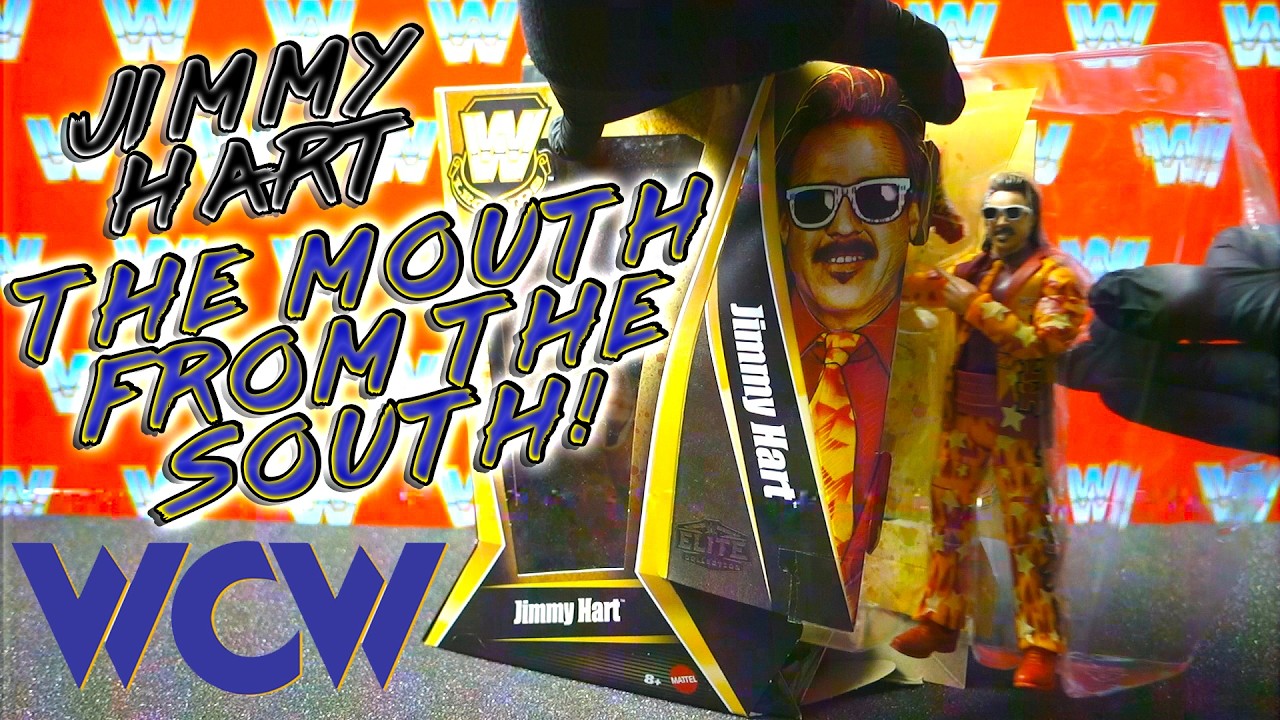 WCW Legend Jimmy Hart Mattel's Elite Collection Figure Unboxing