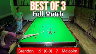 FULL SNOOKER MATCH Best Of 3 | Son VS Dad