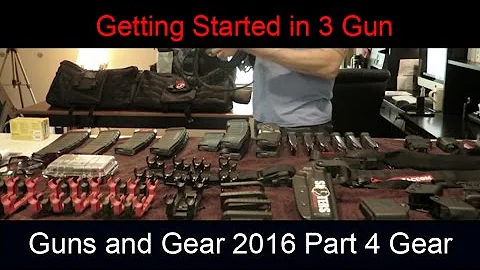 3 Gun Guns and Gear 2016, Part 4, 3 Gun Gear