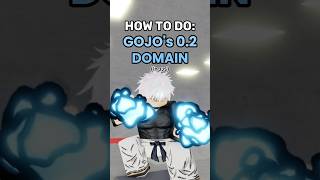 How To Do Gojo’s 0.2 Domain in JJS 🤯