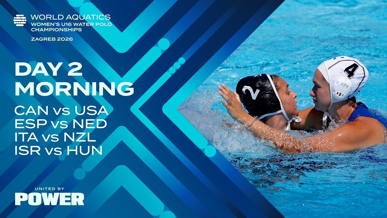 Morning Session | Day 2 | League | World Aquatics Women's U16 Water Polo Championships 2026
